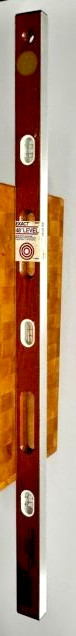 Starrett Exact Mahogany and Aluminum  Bubble Level 48 Inch MPO48 23040 NIB