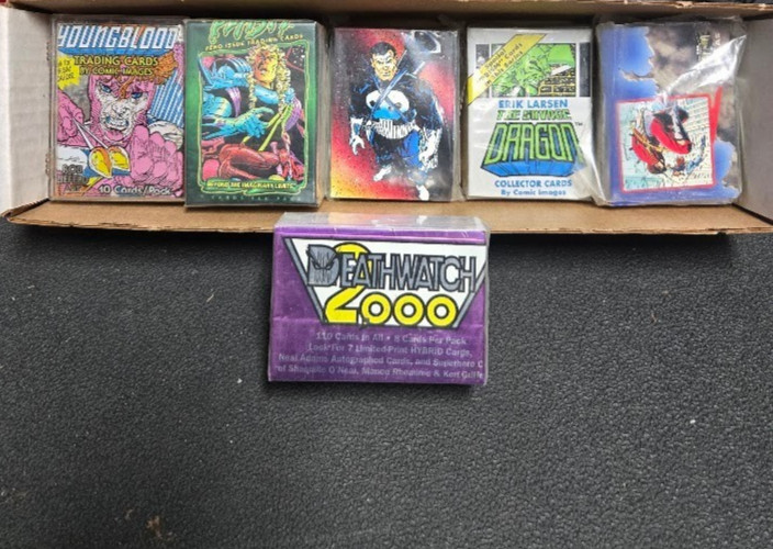 6 Complete 1992-93 Card Sets Punisher Youngblood Deathmate Plasm Savage Dragon