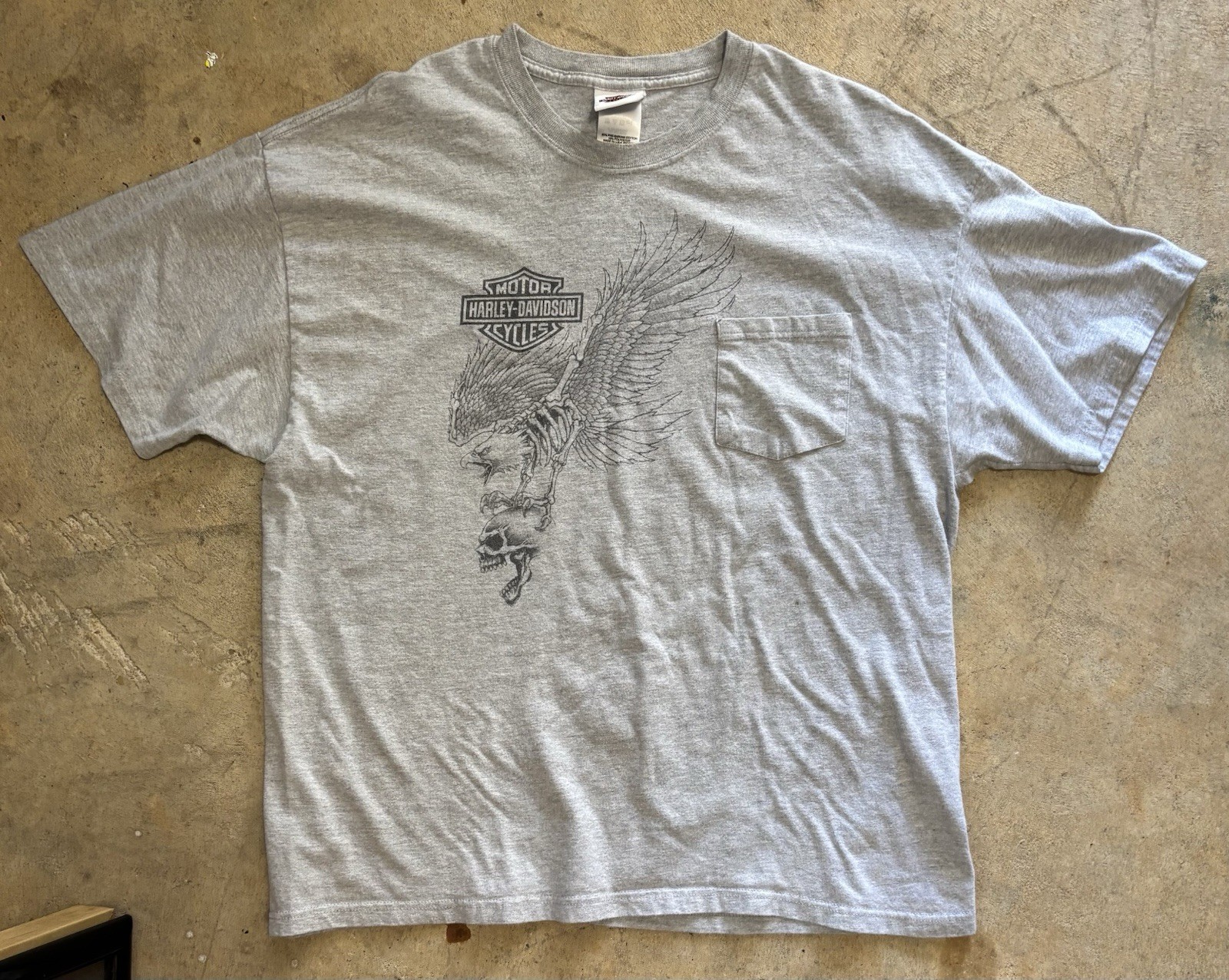 Vintage Harley-Davidson of Maryland Elkridge MD Pocket Tee XL Hanes Beefy-T