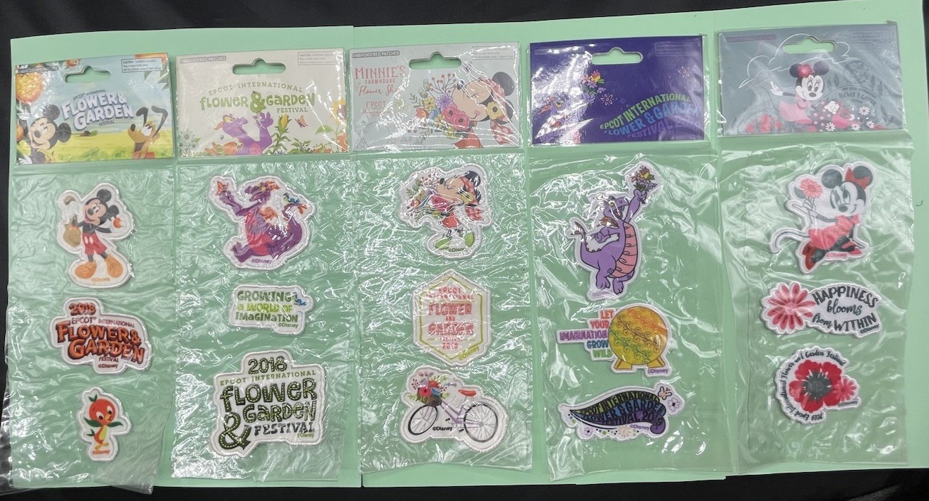 *NEW 2018 Flower & Garden Scavenger Hunt Pollen Nation Exploration 5 PATCH SET
