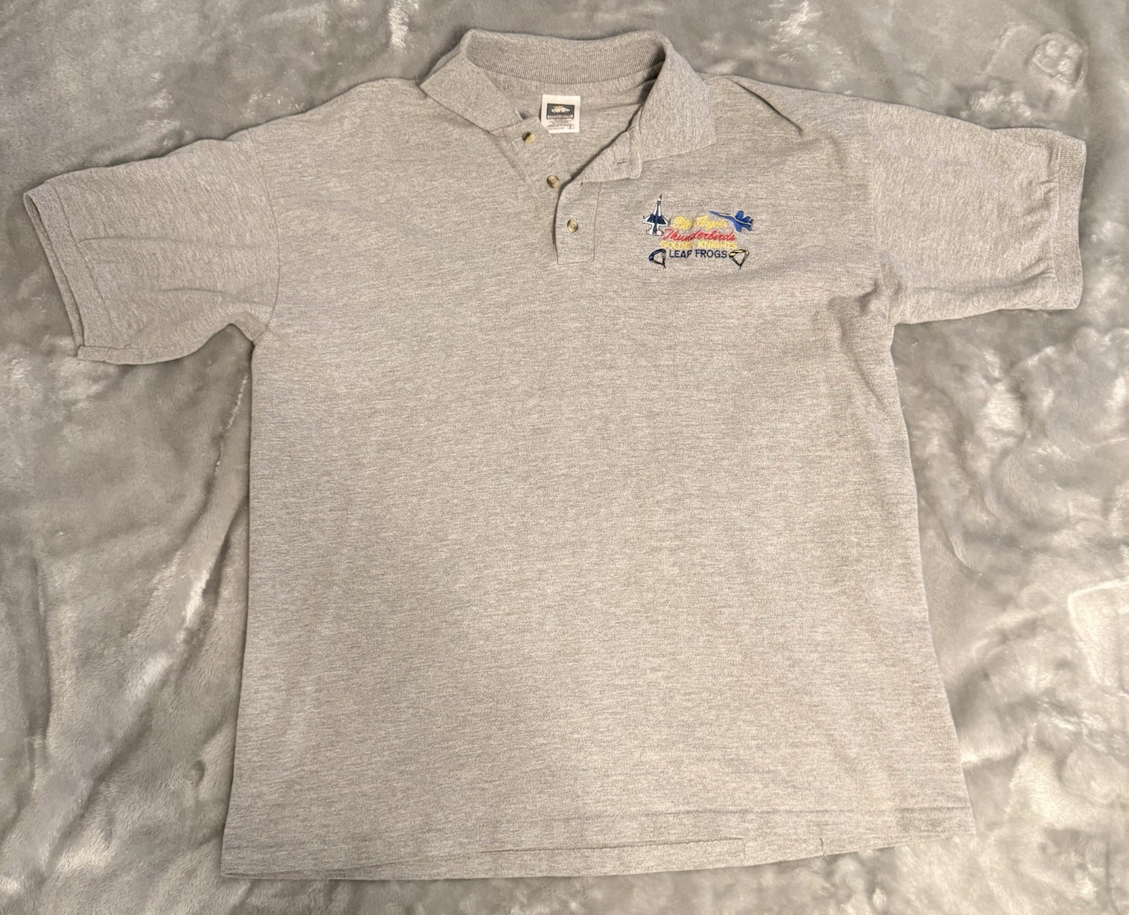 Vintage 1998 Polo *Blue Angels/Thunderbirds/Golden knights/Leap Frogs* Size L