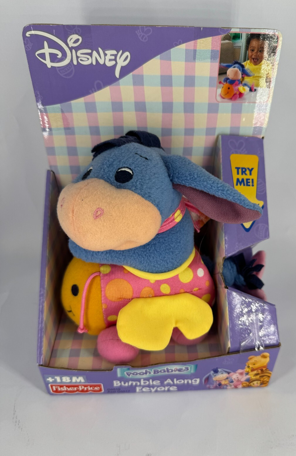 Fisher Price Disney Bumble Along Eeyore NEW (EH)