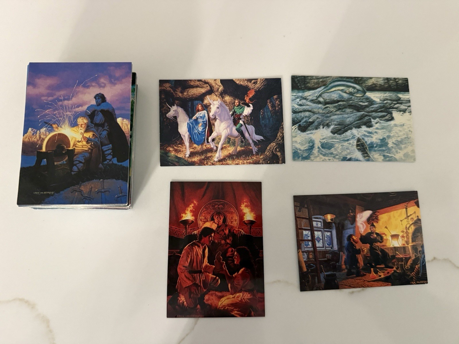 1993 30 Years of Magic: Greg Hildebrandt II Series 2 Complete 1-90 Card Set 1993 30 Years of Magic: Greg Hildebrandt II Series 2 Complete 1-90 Card Set