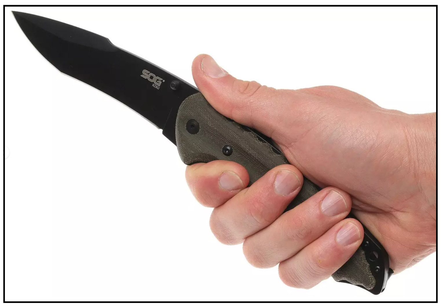 SOG Kiku Folder Large, black KU-1012