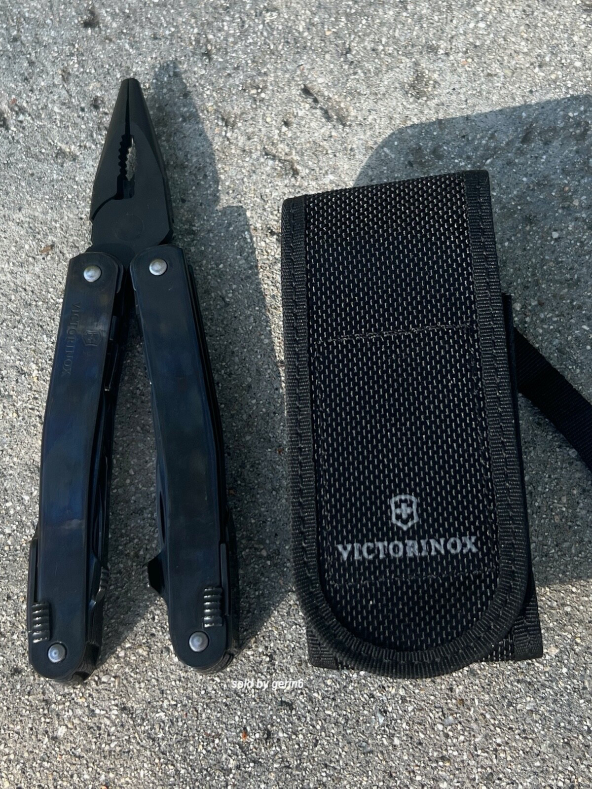 Victorinox Swiss Army Knife Black SwissTool Spirit MXBS & Pouch 3.0226.M3N NIB