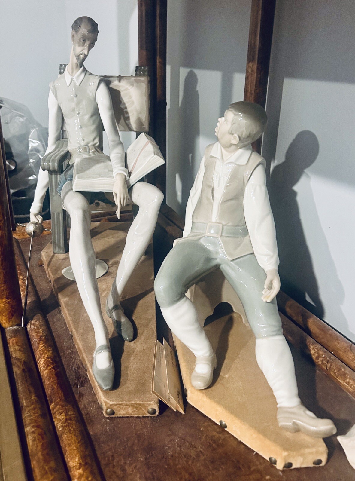 Lladro 1030 & 1031 Don Quixote AND Sancho Panza