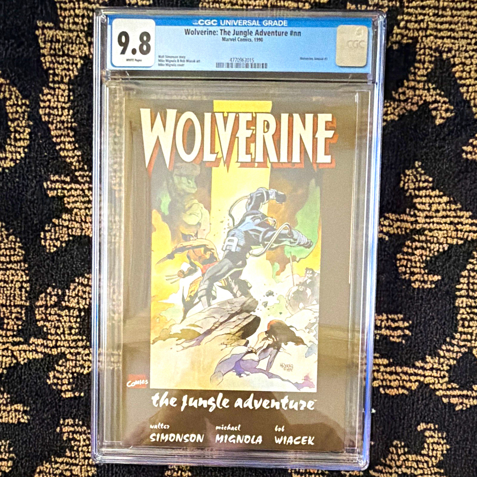 Wolverine nn CGC 9.8 (1990) Marvel Comics The Jungle Adventure Very Hot