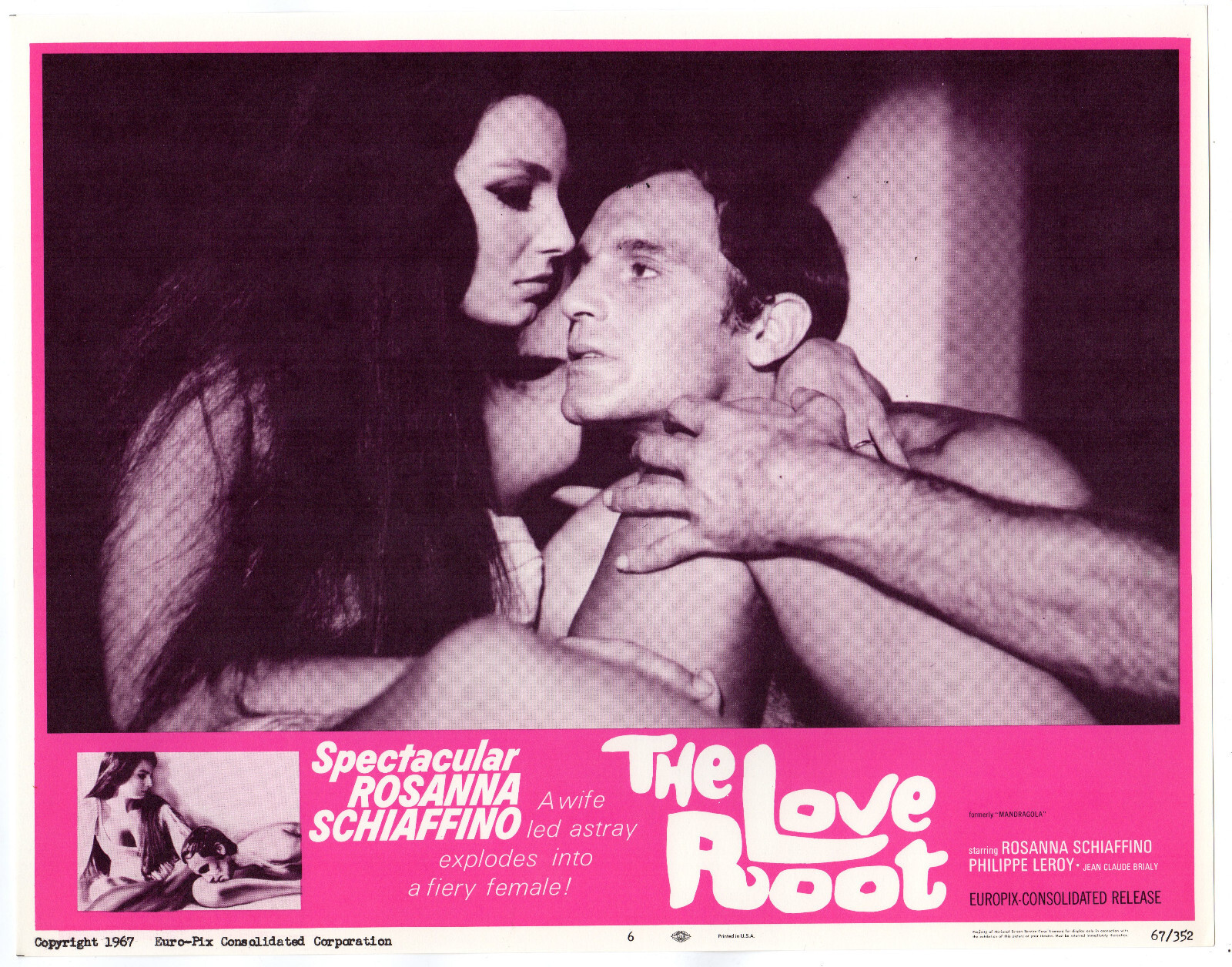 Rosanna Schiaffino The Love Root Original 11x14\