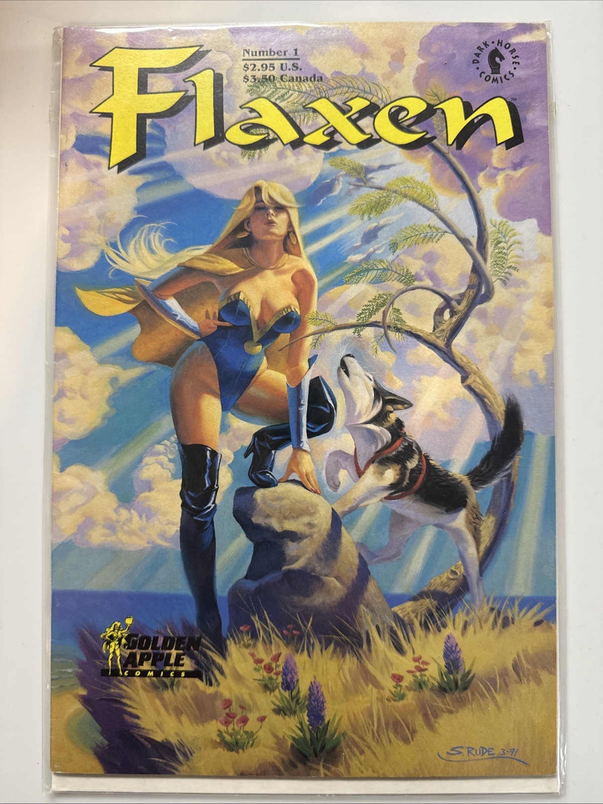Flaxen #1 One-Shot ~ NEAR MINT NM ~ 1992 Dark Horse Golden Apple Comics