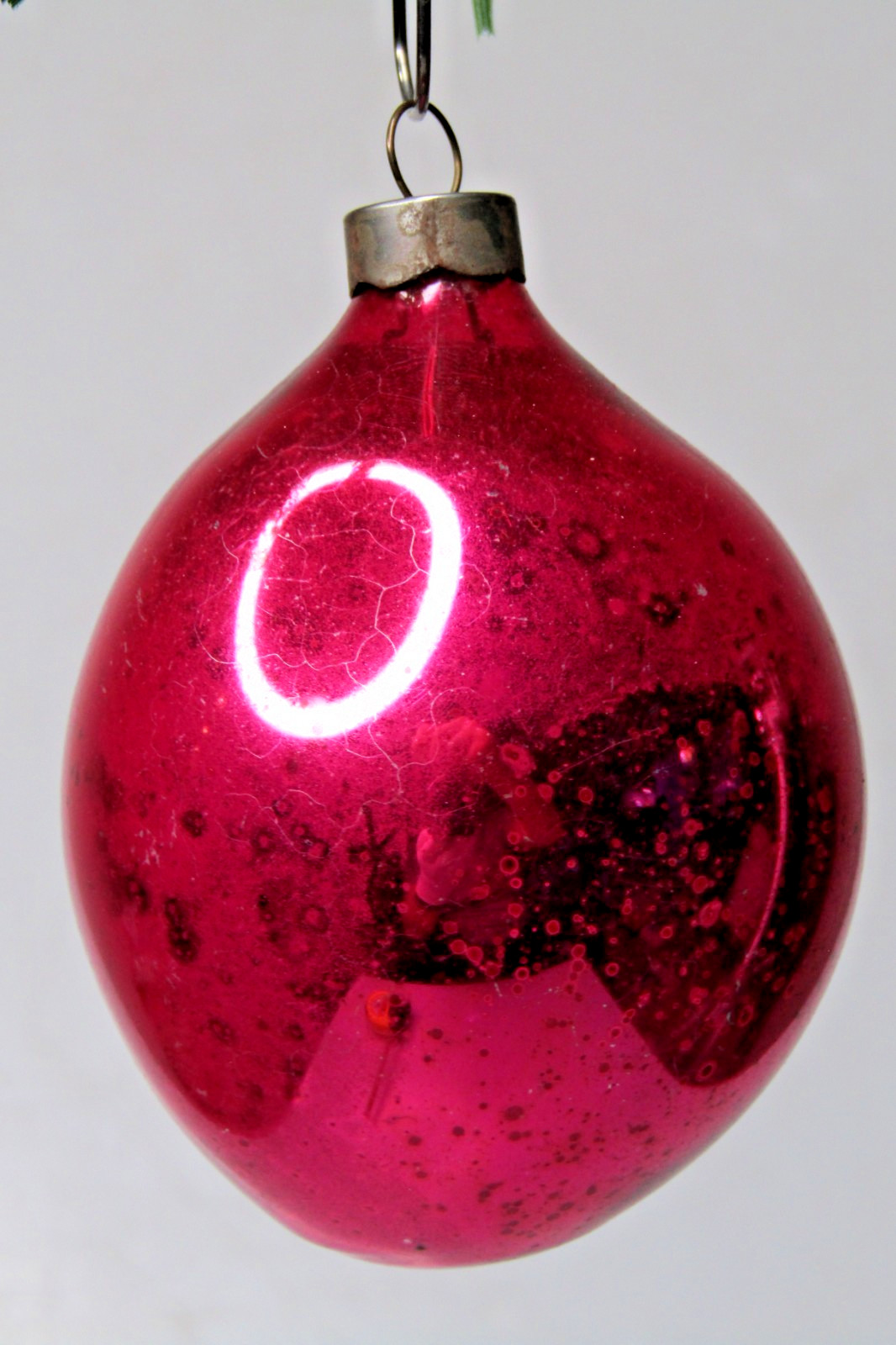 Vintage pre WWII era Blown Glass Red 3\