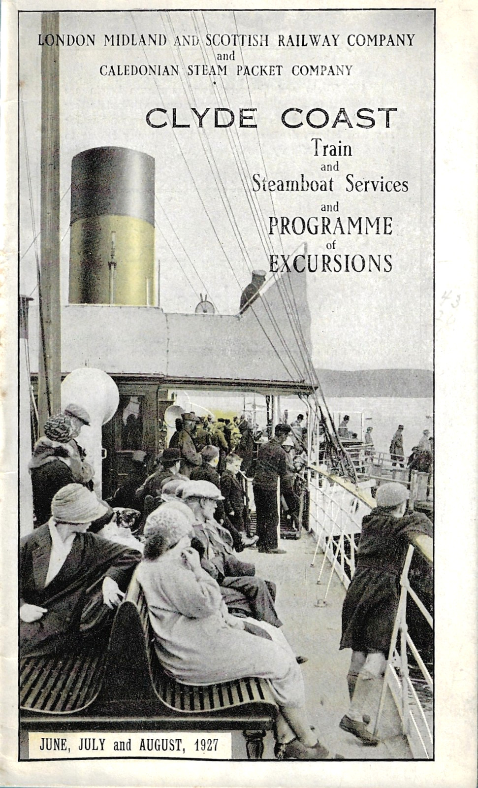 1927 LMS & Caledonian Steam Packet Clyde Coast Train & Steamboat Services Bookle 1927 LMS & Caledonian Steam Packet Clyde Coast Train & Steamboat Services Bookle