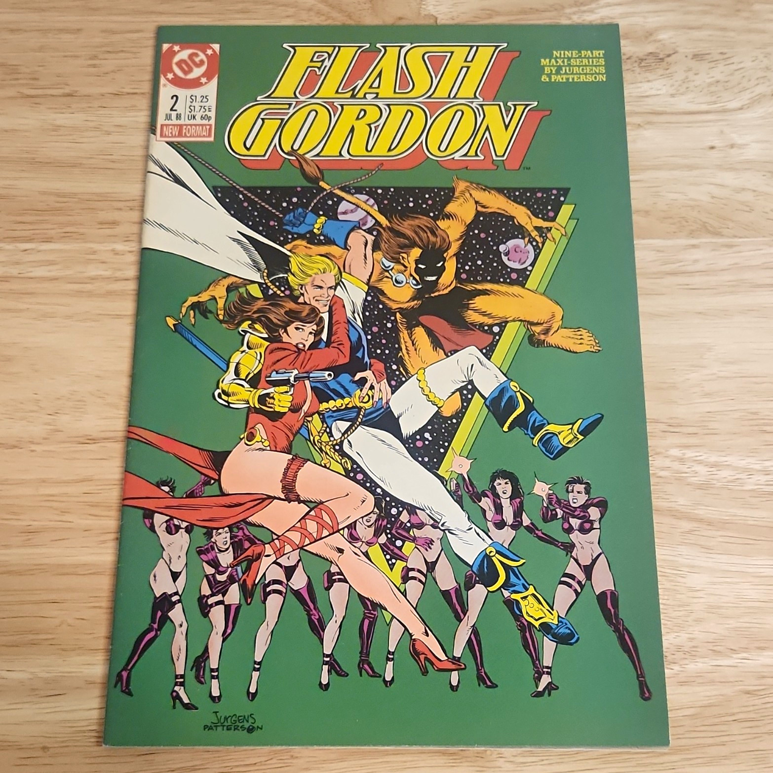 DC Flash Gordon #2 Dan Jurgens Mike Baron Bruce Patterson Copper Age