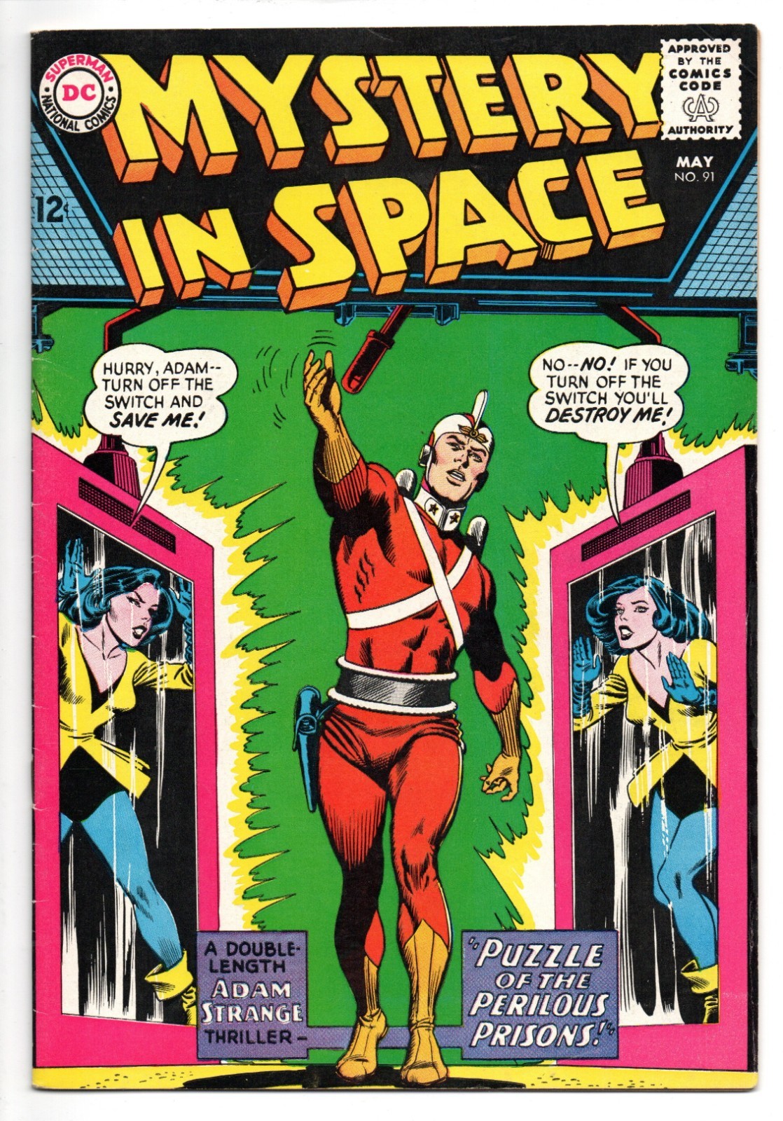 Mystery in Space #91 Adam Strange Last Infantino Issue DC Silver Age 1964