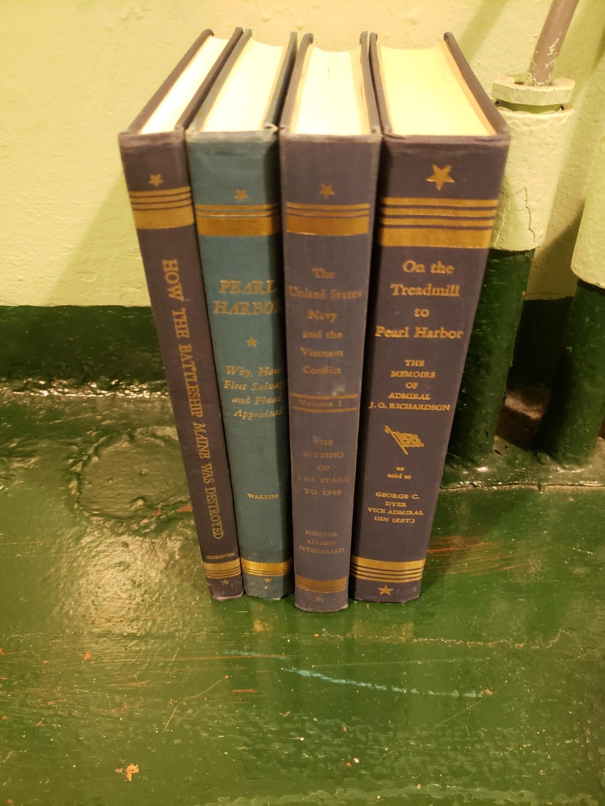 4 Book Lot The Department of the Navy 1968-1976