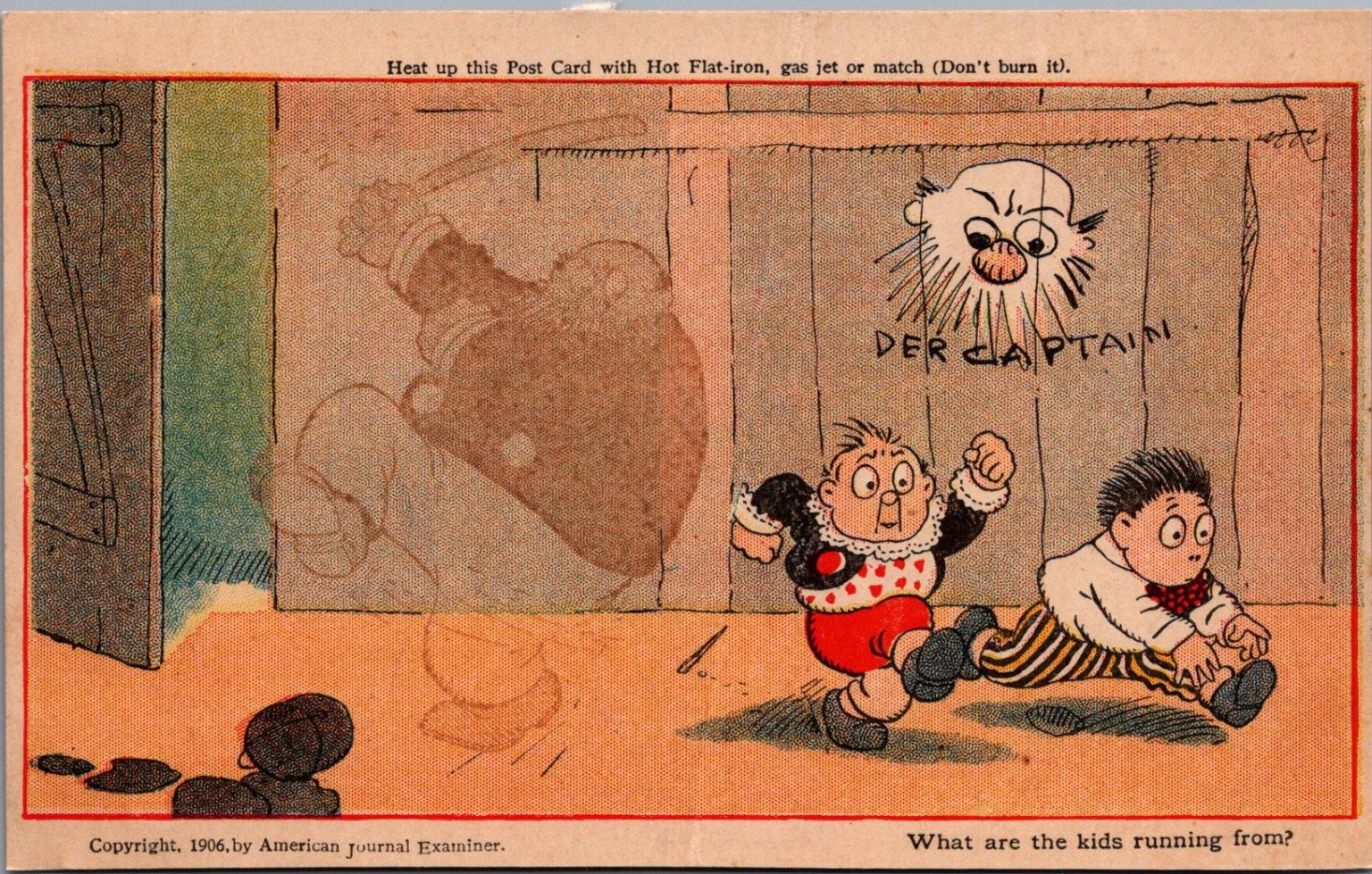 1906 Heat Reveal Postcard \