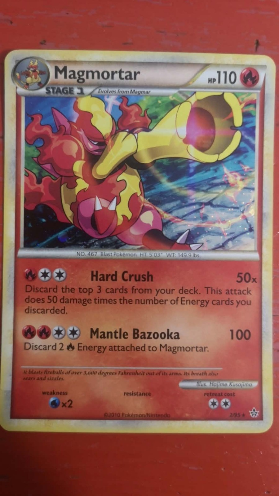 Magmortar 2/95 Holo Unleashed NM