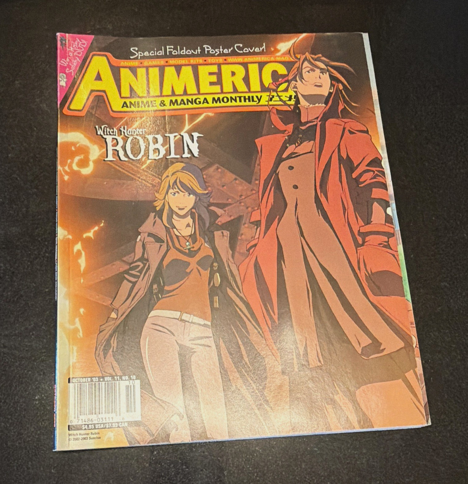 Animerica Oct 2003 Vol 11 No 10 Witch Hunter Robin Magazine