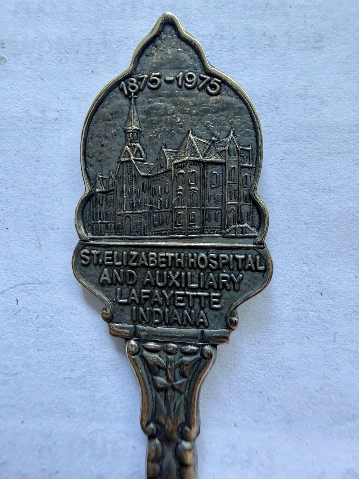 1975 St. Elizabeth’s Hospital, Lafayette, IN Commemorative Spoon