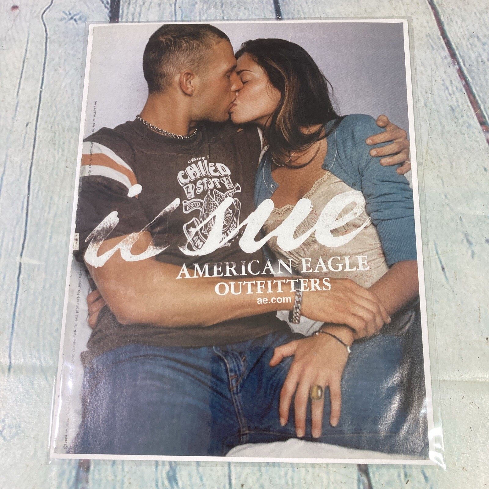 2003 American Eagle Clothing Sexy Lady Vtg Print Ad/Poster Art Magazine Page