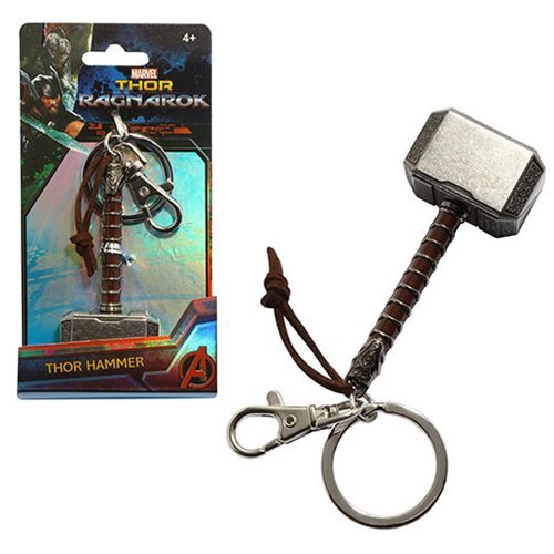 Thor Hammer Pewter NEW * Mjolnir Key Chain * Ragnarok Dark World Keychain Thor Hammer Pewter NEW * Mjolnir Key Chain * Ragnarok Dark World Keychain