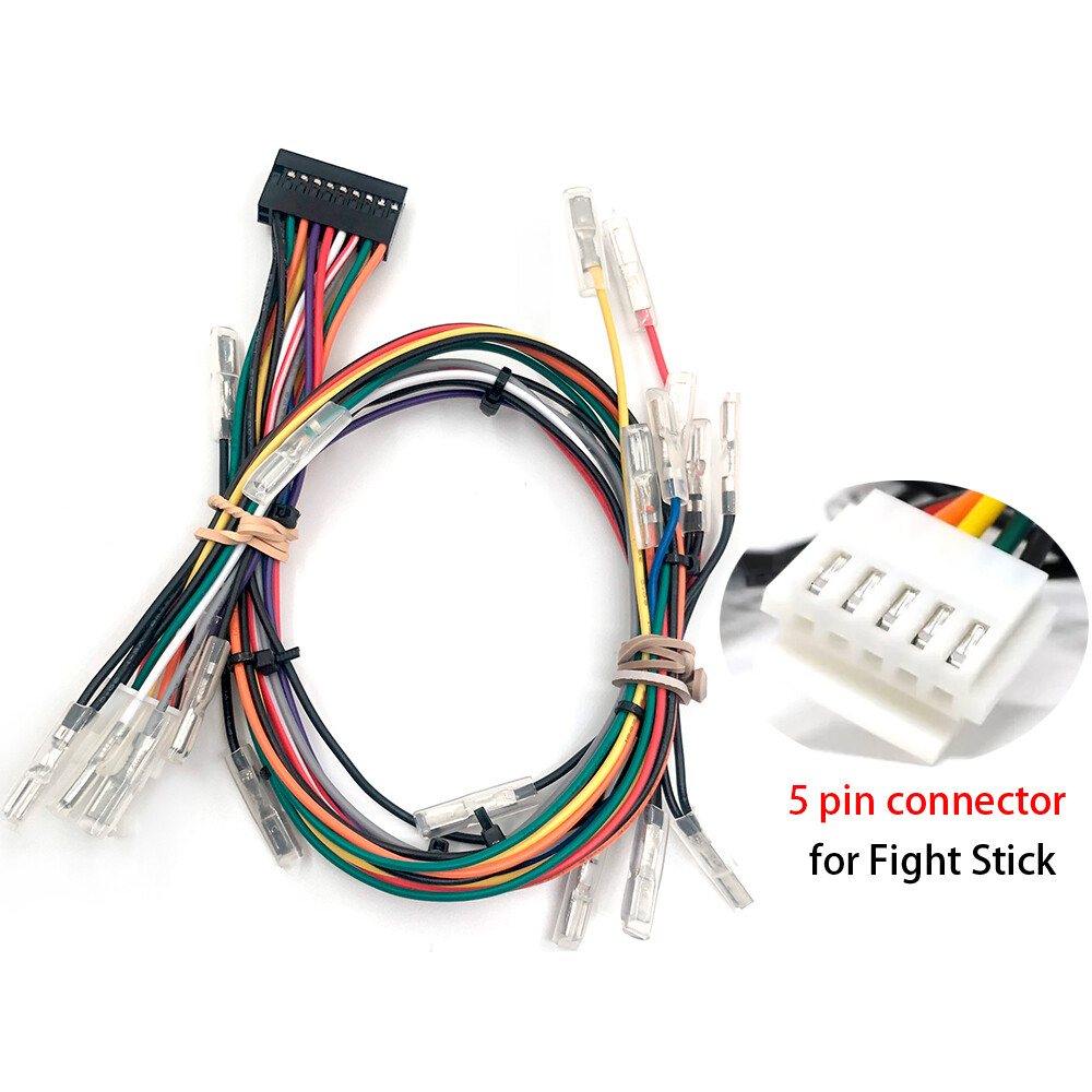 Quick Connect 20 pin Harness 0.110 Connectors for Brook Universal Fighting Stick