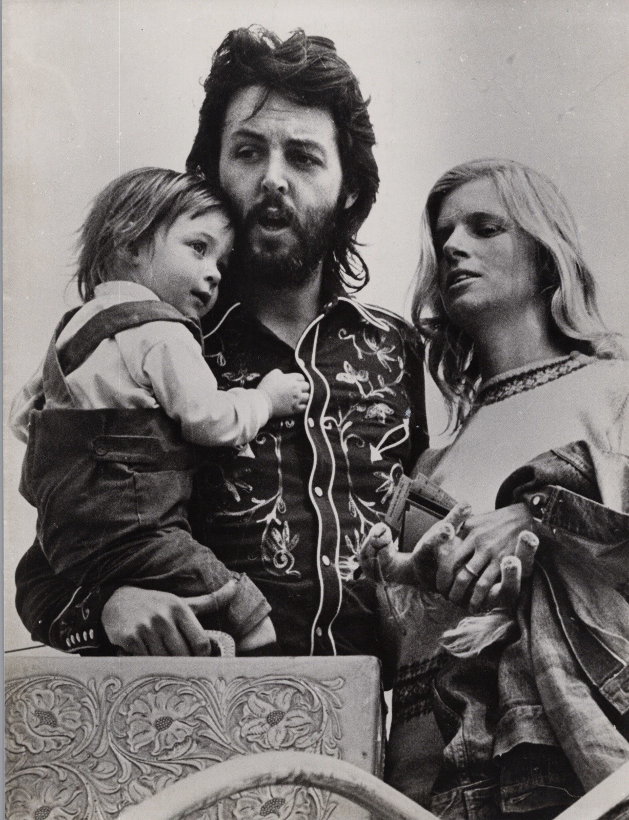 A39 A3908 Paul McCartney Linda McCartney Family Portrait Music Beatles Singer