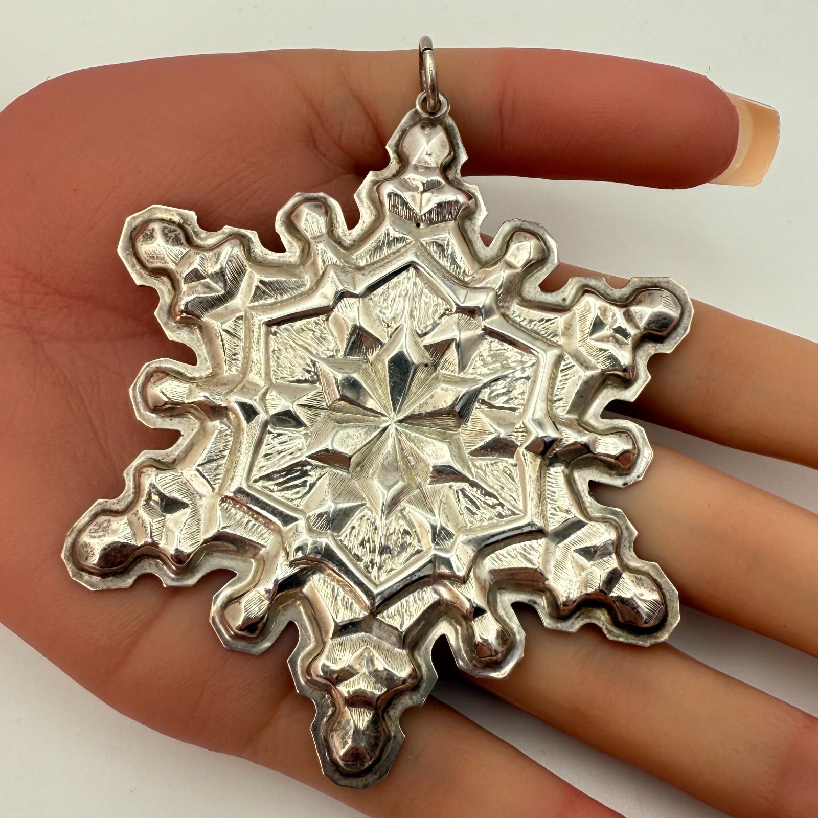 Gorham 1971 Vintage 925 Sterling Silver Christmas Ornament \
