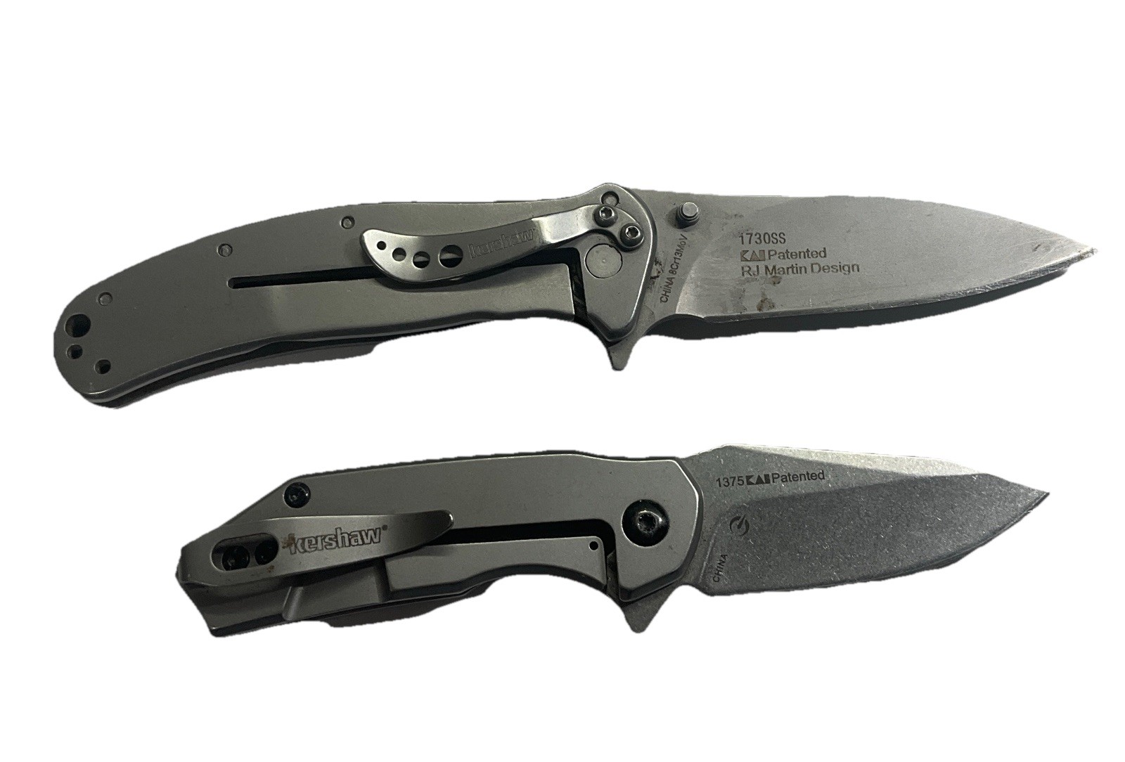 Kershaw Lot 1730SS Zing RJ Martin + 1375 Valve SpeedSafe Folding Knife 2-Pack