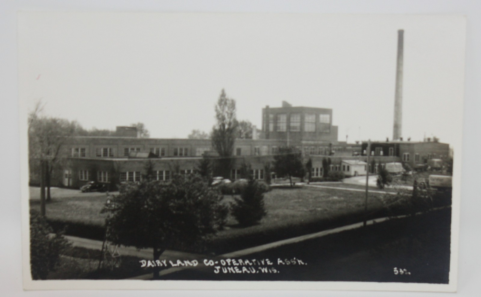 Juneau Wisconsin Dairyland Cooperative Association Vtg Real Photo Postcard RPPC
