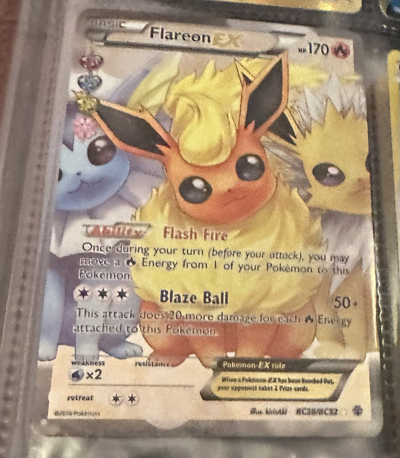 Flareon EX (Full Art) RC28/RC32 | Generations: Radiant Collection - LP Flareon EX (Full Art) RC28/RC32 | Generations: Radiant Collection - LP