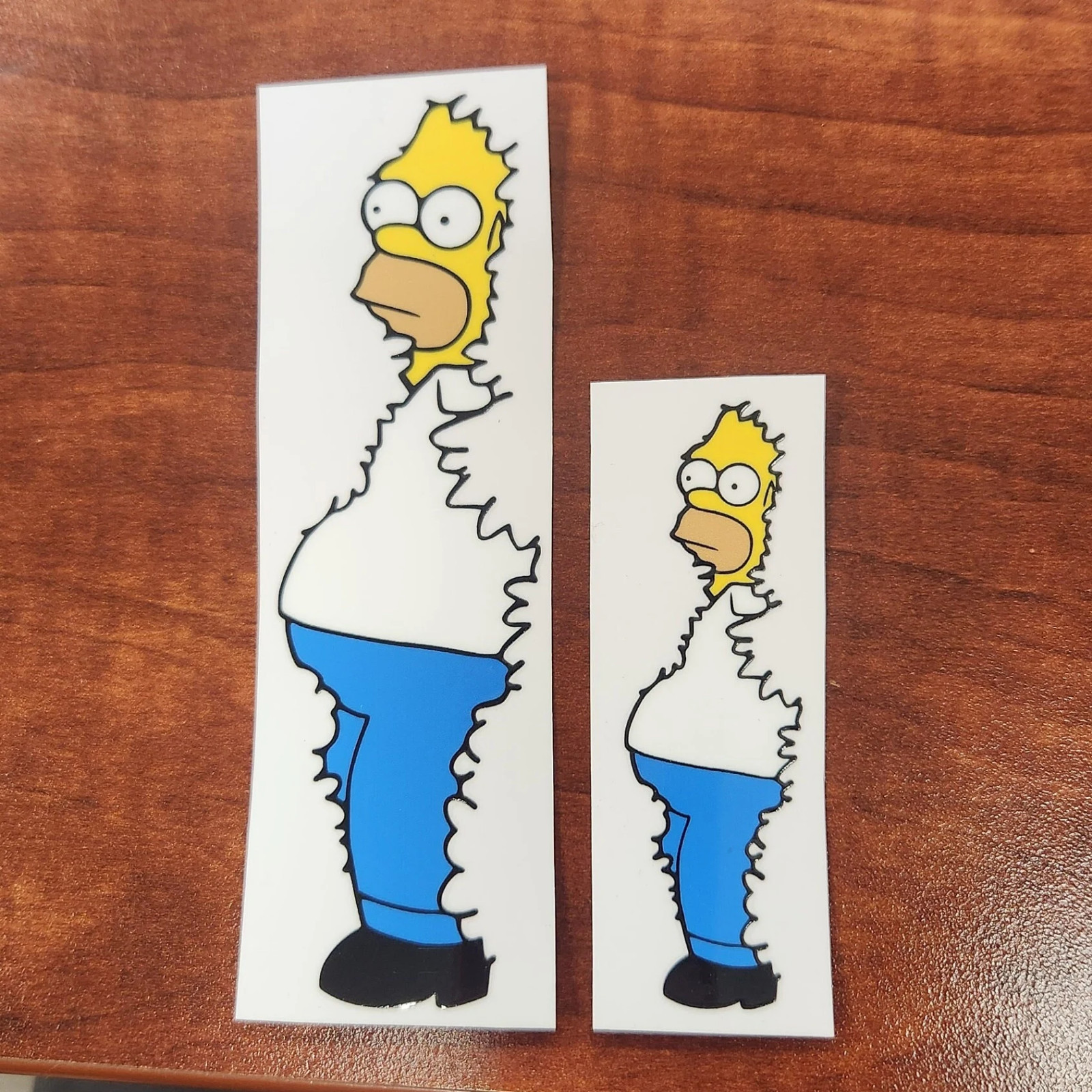 Homer Simpson Bush Decal | Funny Simpsons Transfer Sticker Homer Simpson Bush Decal | Funny Simpsons Transfer Sticker