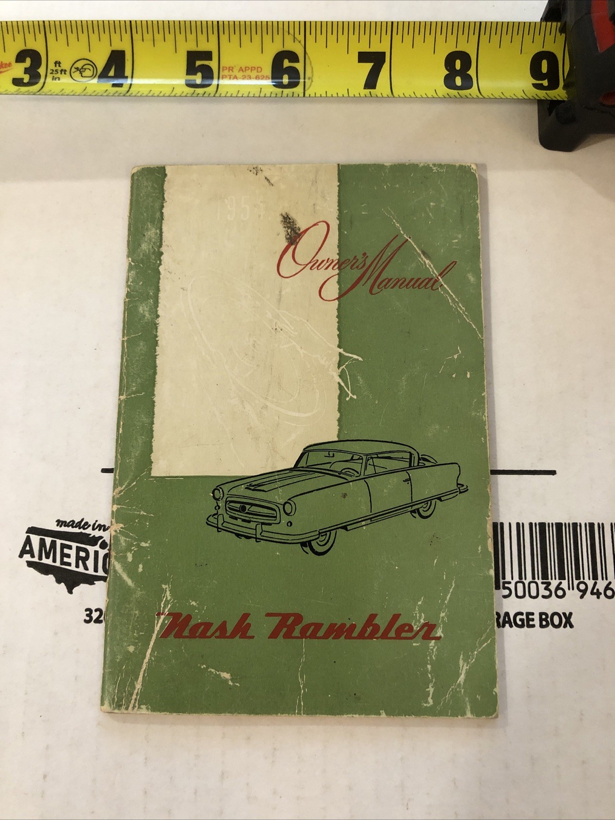 Nash Rambler Owner\'s Manual Guide 1954 America\'s First Compact Custom Car