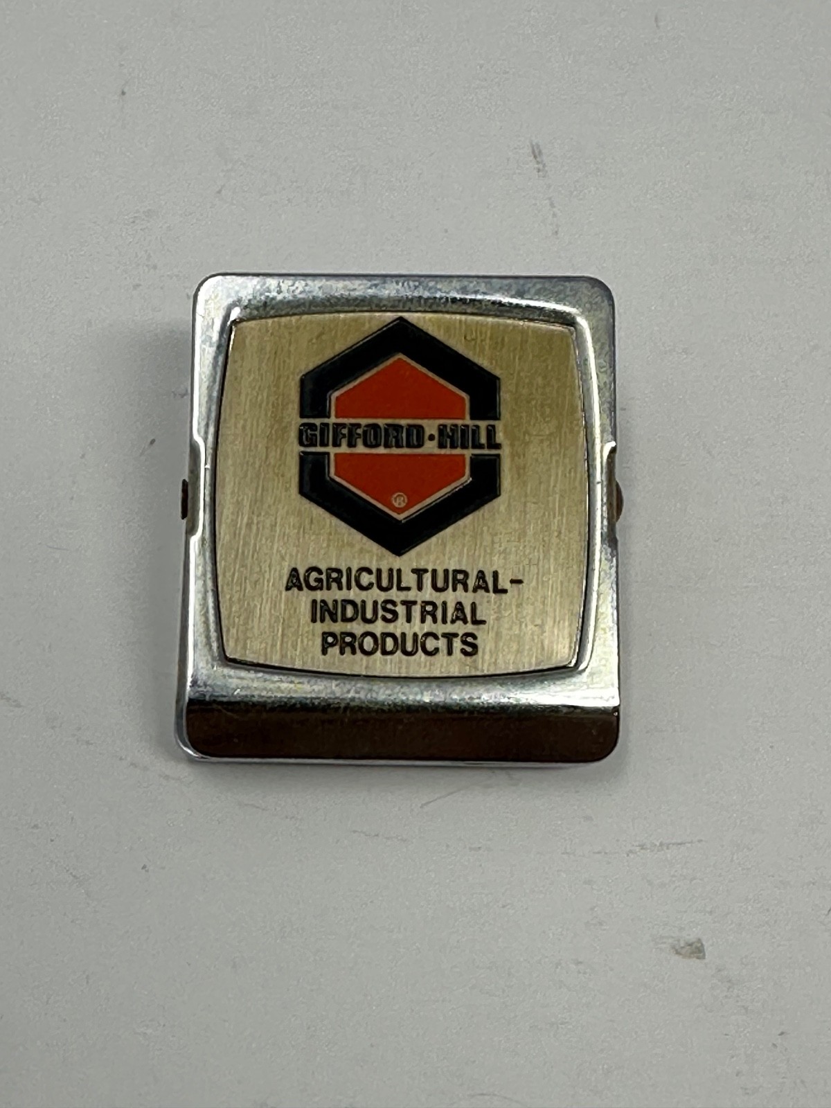 Vintage Gifford Hill agricultural products Magnetic Paper Clip advertising C7