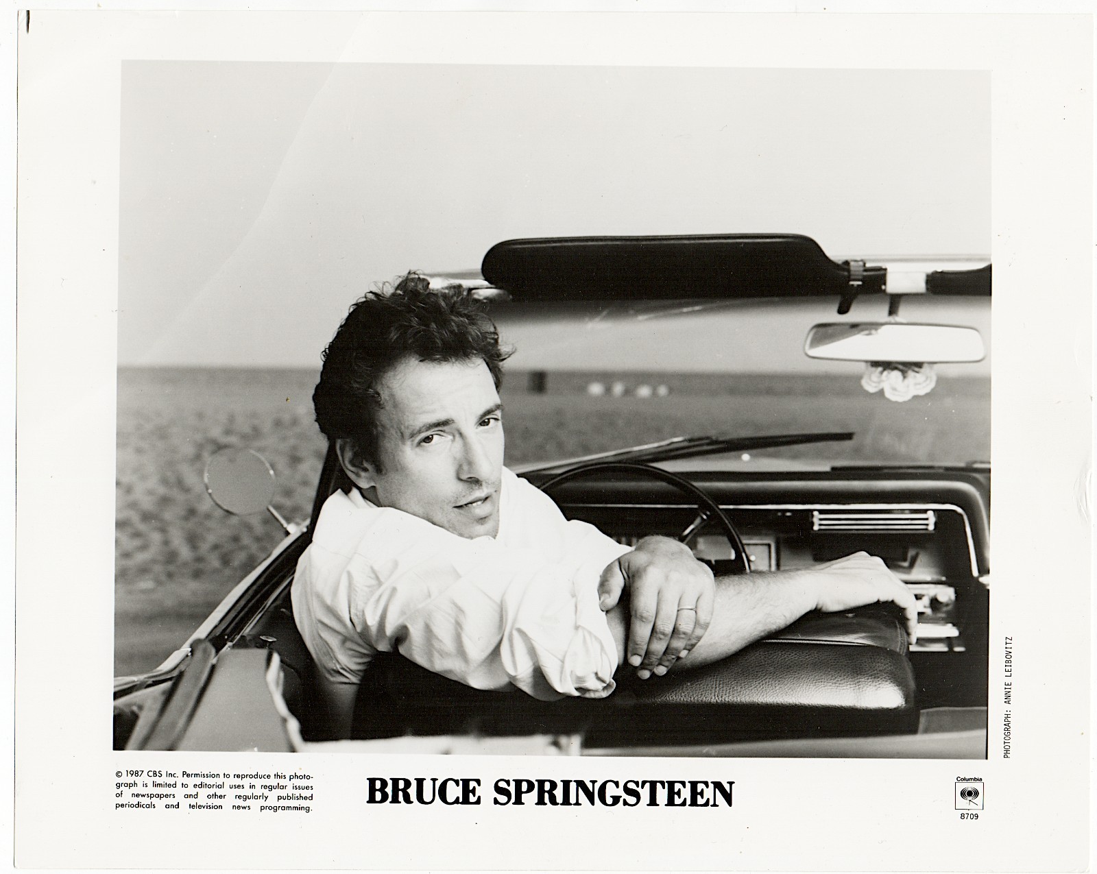 Annie Leibovitz Bruce Springsteen 1987 Vintage Promo Press Photo Tunnel Of Love