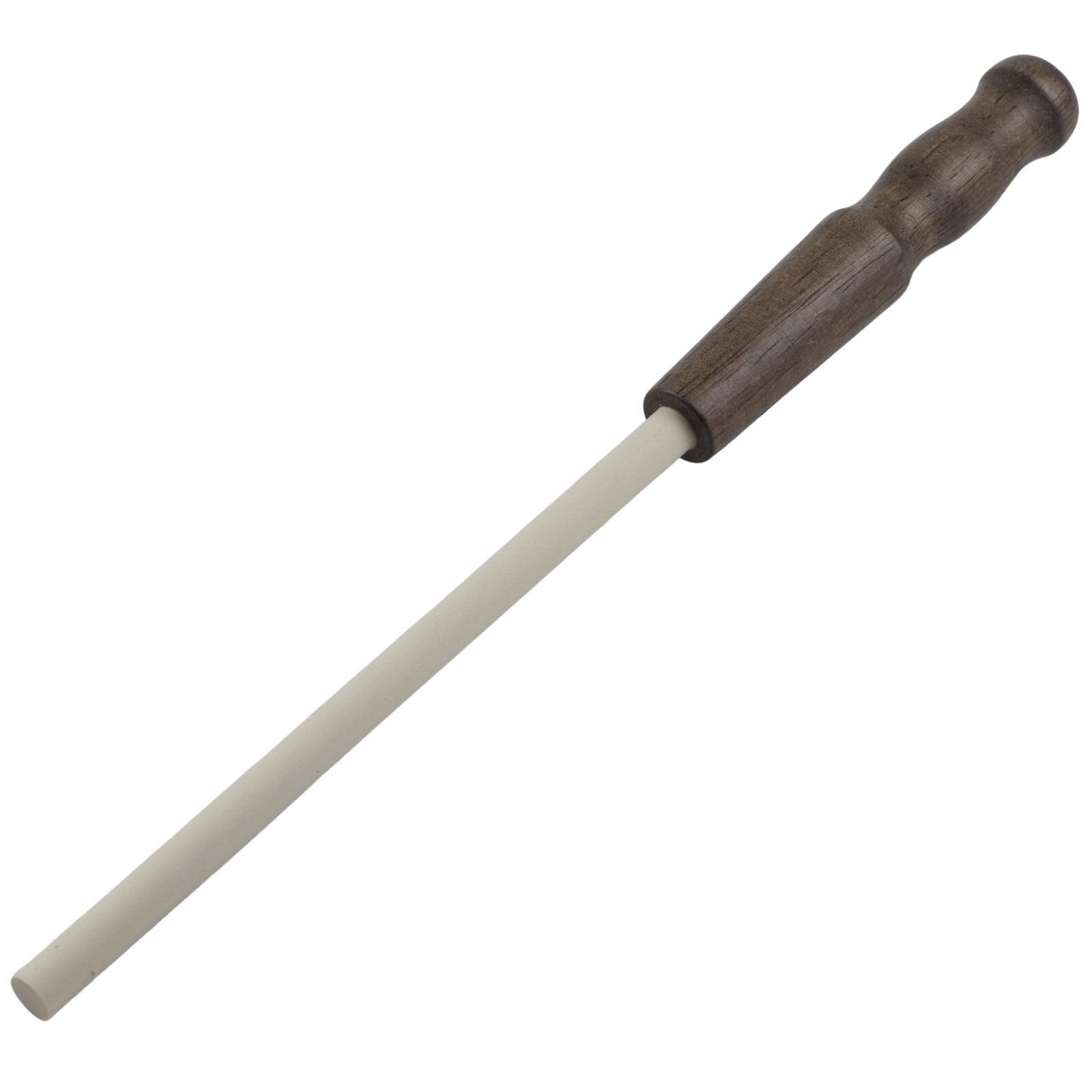 Arkansas Ceramic Knife Sharpening Stick Wood Handle 12\