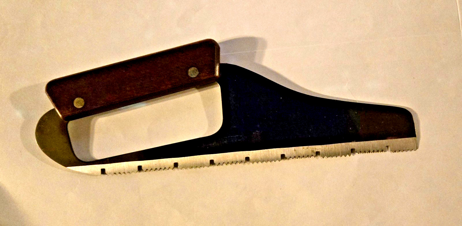 Vintage YAX Japan Stainless Serrated Kitchen Meat/Frozen Saw 8 1/4\