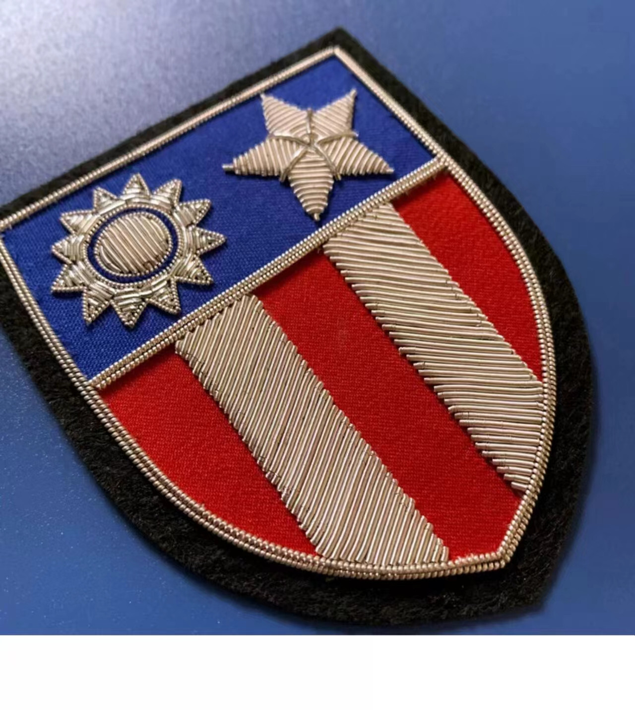 CBI China Burma India Bullion AVG Flying Tigers WW2 AAC USAF Squadron Patch