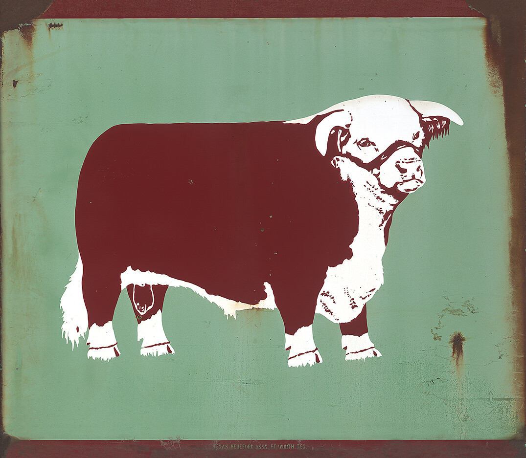 TEXAS HEREFORD ASSOCIATION SIGN