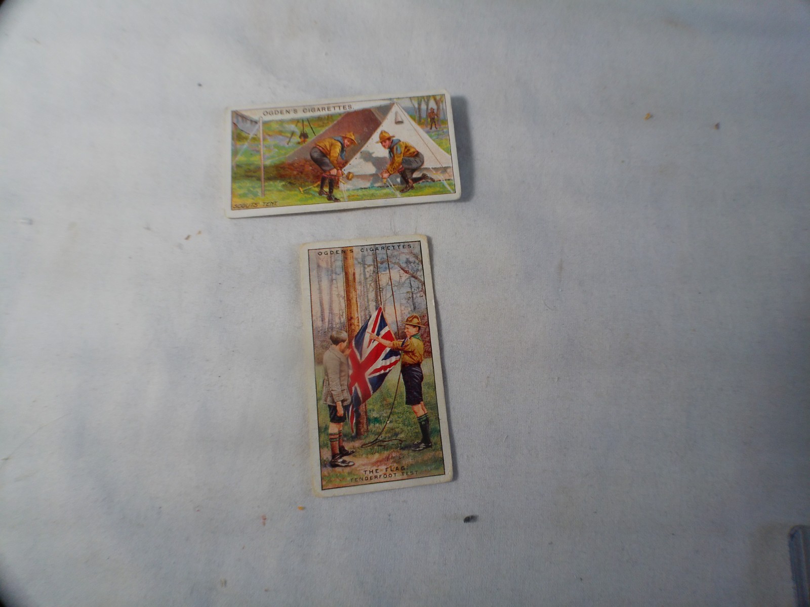 Ogden's, Boy Scouts, 1911 No 13, Scouts' Tent & No 13 The  - Tobacco Cards