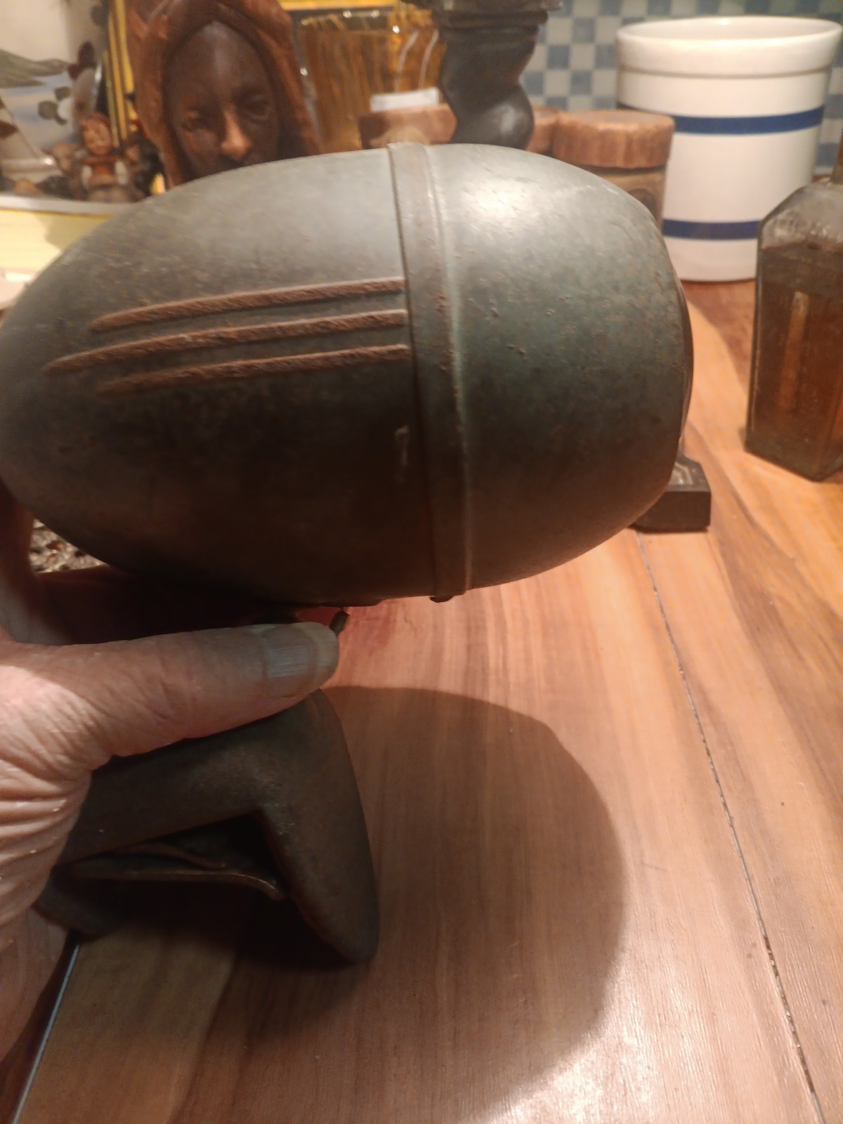 Antique  Bullet  Style  Clamp Lamp  Industrial Believe Cut Cord