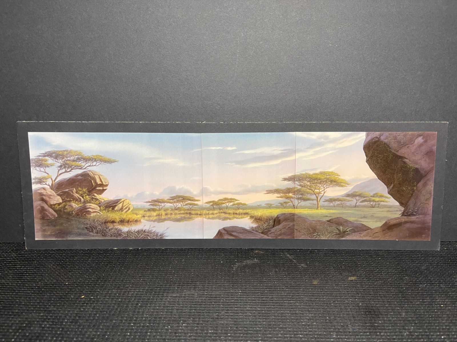 Vintage Serge Michaels Disney Lion King Movie Production Animation Background