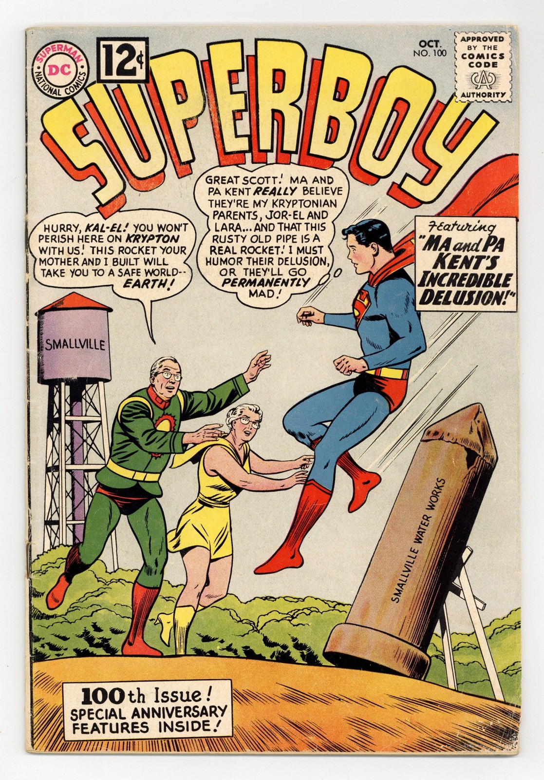 Superboy #100 GD/VG 3.0 1962