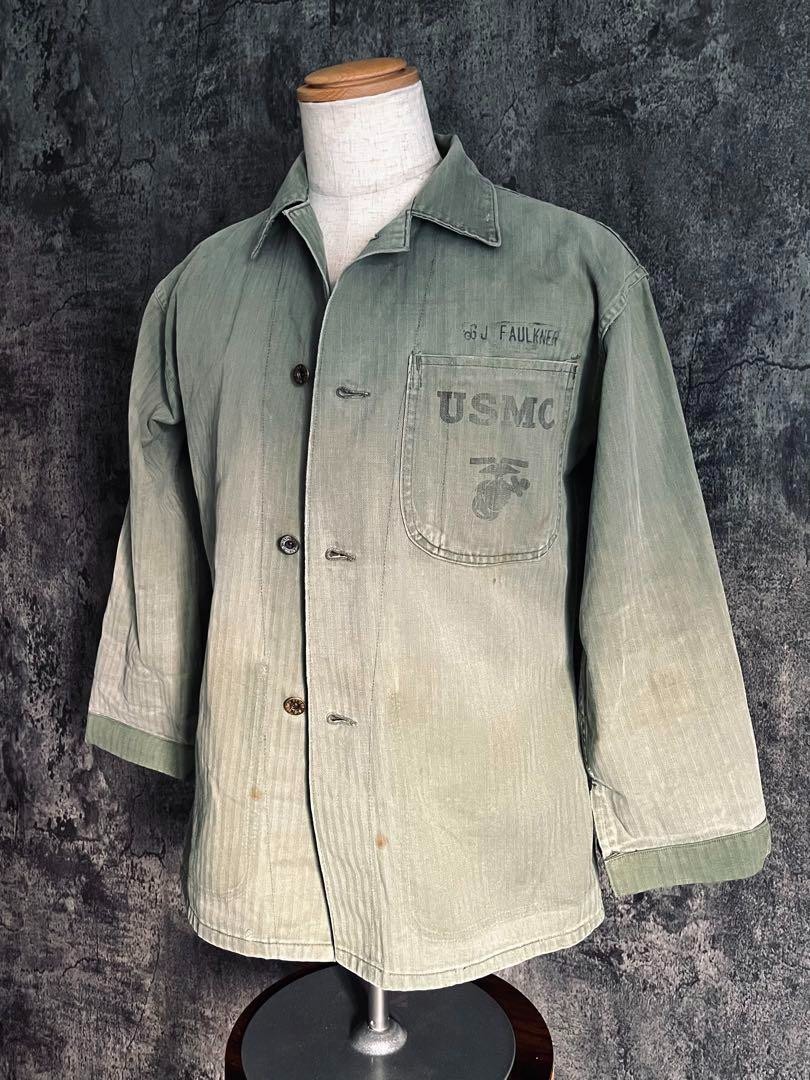 WW2 1947 USMC P-47 HBT MOD Jacket Vintage Military about M Size