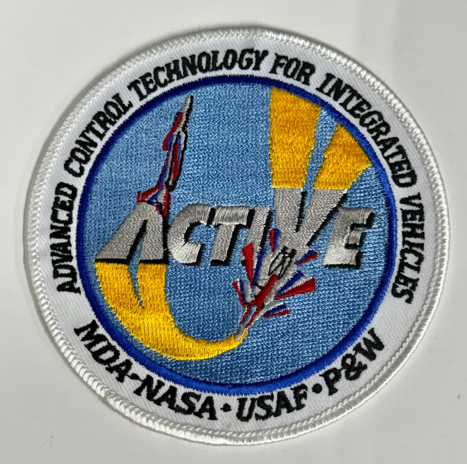 Vintage NASA USAF F-15 ACTIVE Flight Test Patch McDonnell Douglas P&W 4\