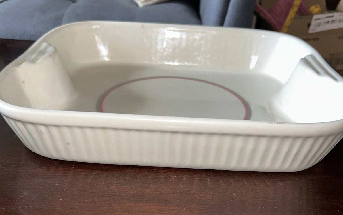 Lapid Israel MCM Mid century 14”x11” Stoneware Serving Tray Dish