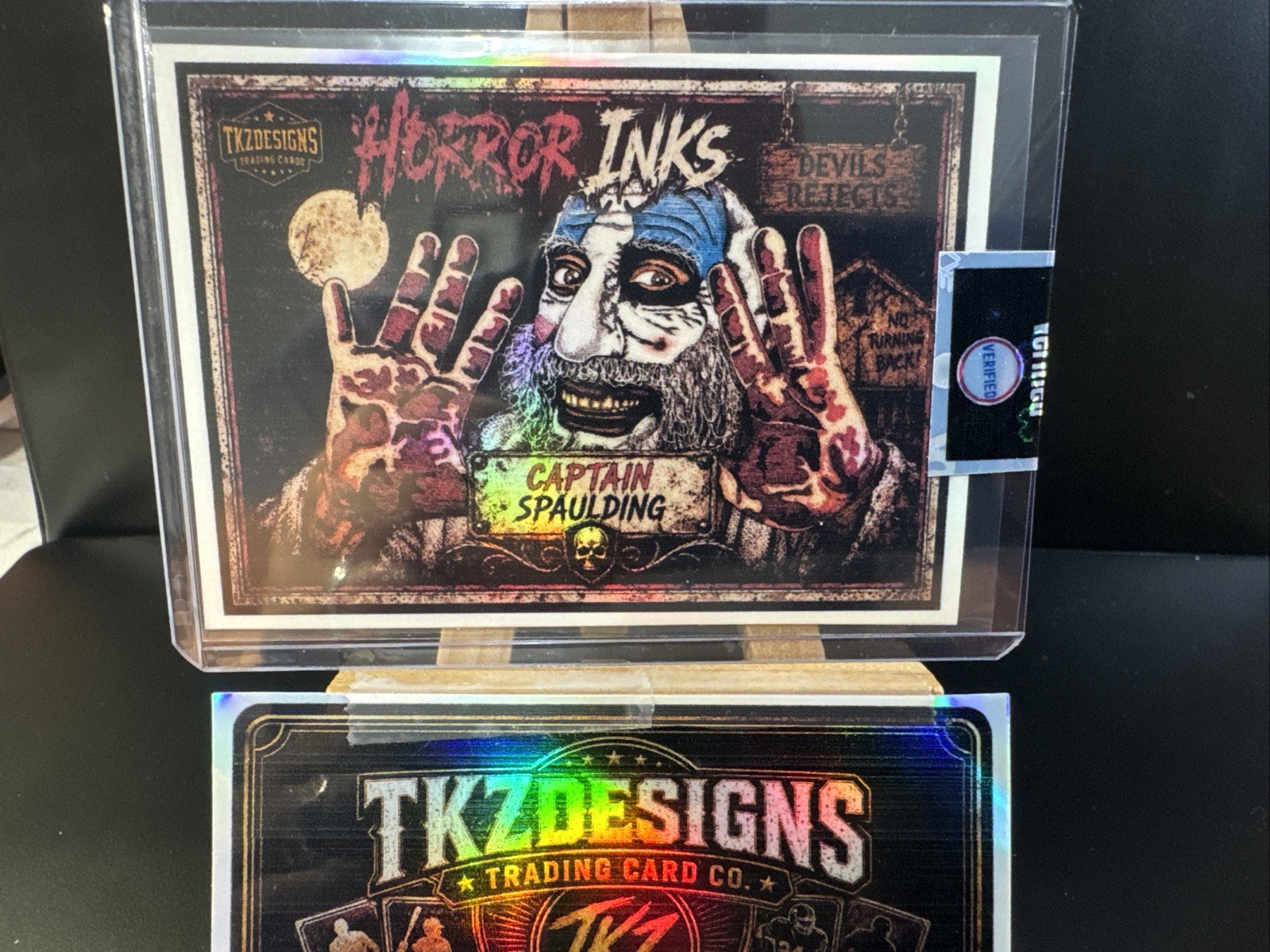 2026 Tkzdesigns Artist Signed Horror Inks Devils Rejects Captain Spaulding DR-1