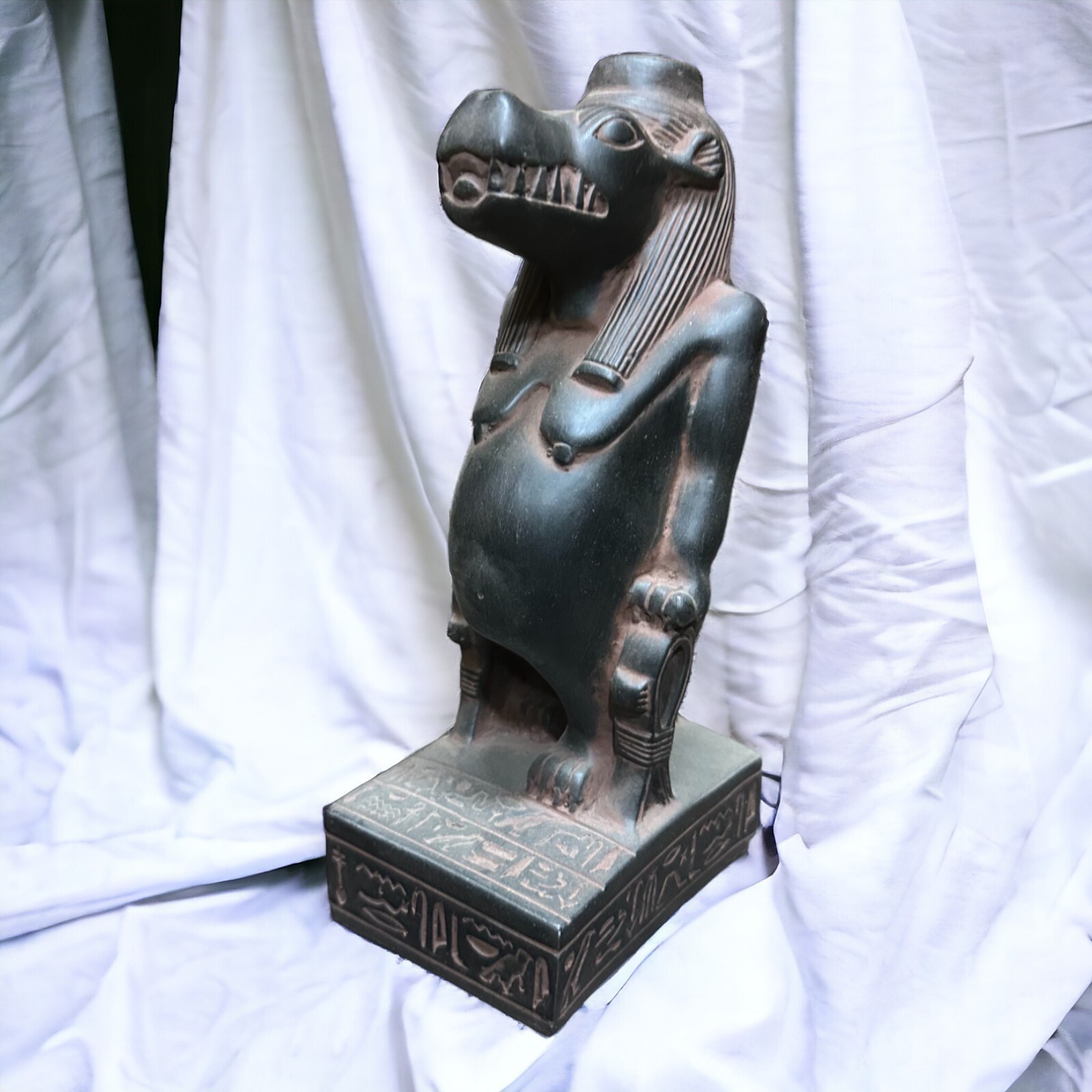 Rare Ancient Egyptian Sobek God Statue Pharaonic Antique Mythology Nile BC