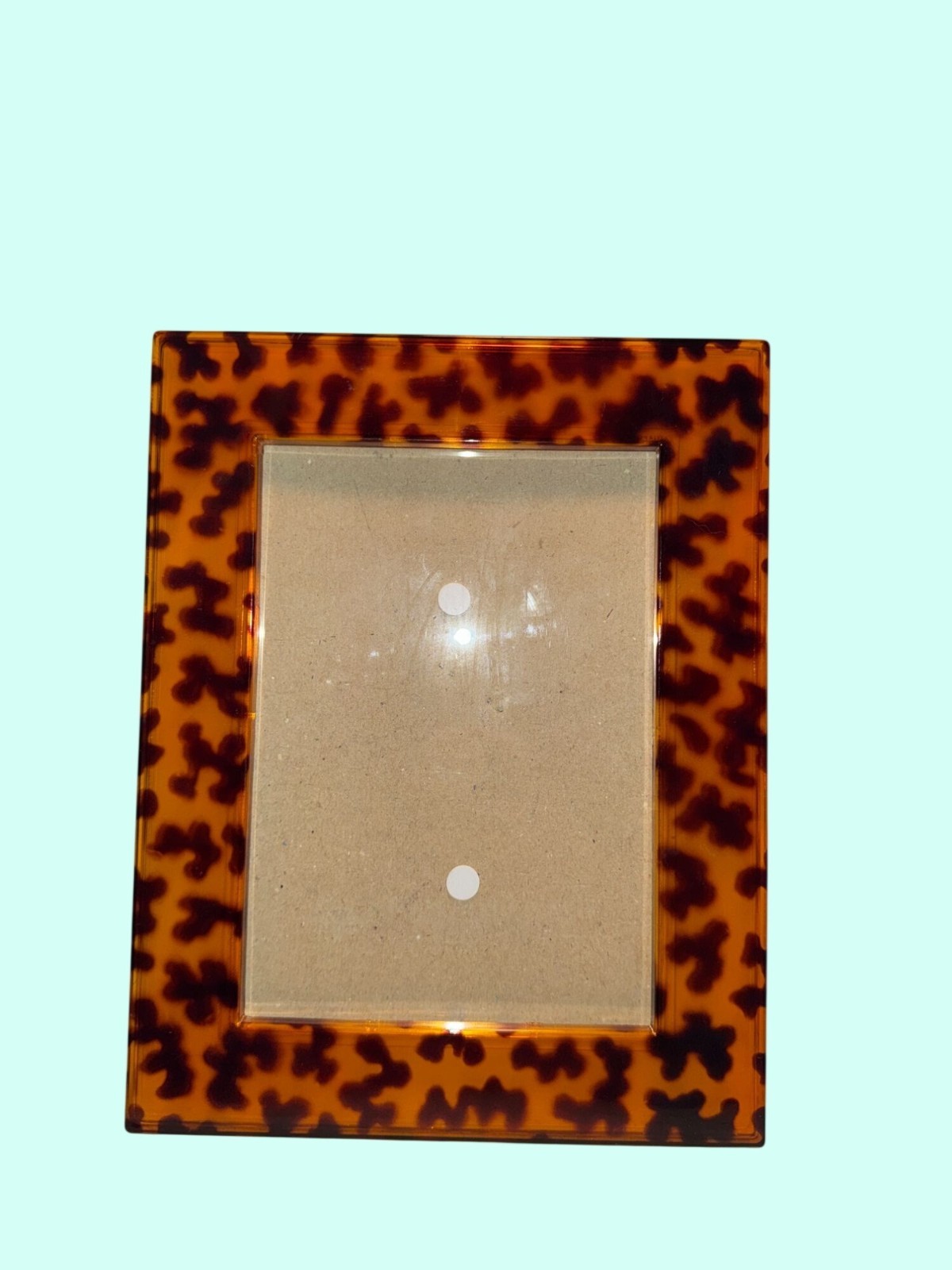 Tortoise Shell Resin Photo Frame Vintage Design Horizontal Vertical