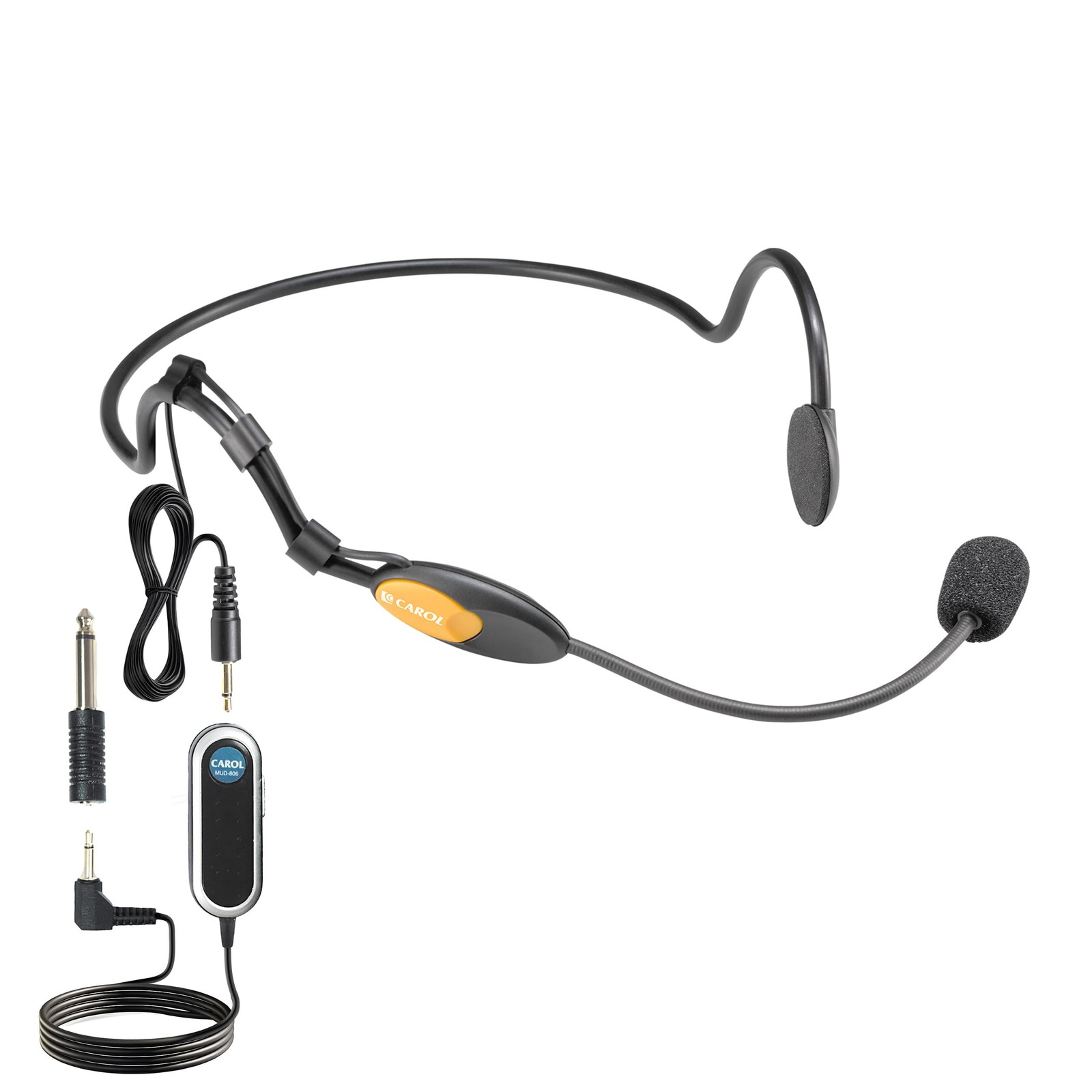 Carol Mud-806 Headset Microphone, Unidirectional Condenser Microphone, 3.5Mm Ts_