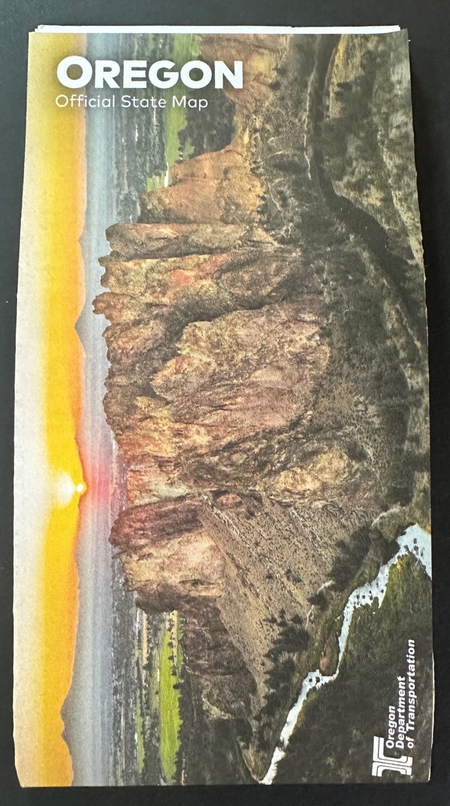 OREGON OFFICIAL STATE HIGHWAY MAP  2023  NEW